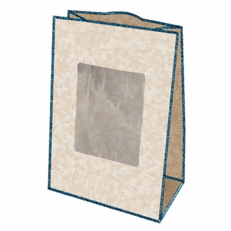 Block bottom papperspåsar Block bottom papperspåsar